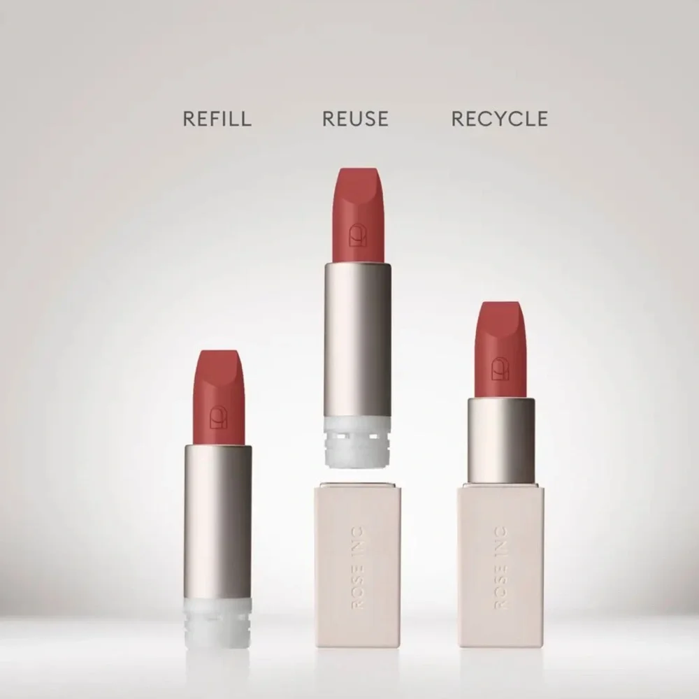 Rose Inc satin lip color & B by banila lip plumper